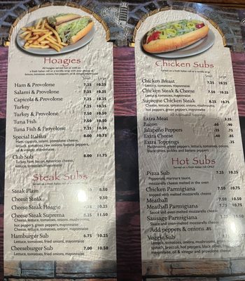 Menu photo 5 El Centro Augusta, WV