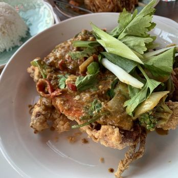 Maya Bay Thai - Karee soft shell crab - Thai Near Me - Toronto, Ontario