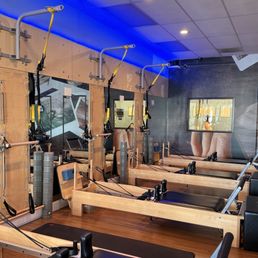 12 Reformers in the Space - Stocked with TRX, Mats, Ball, and More 12 Reformers in the Space - Stocked with TRX, Mats, Ball, and More