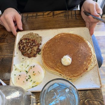 First Watch - Pancakes, eggs and chicken patty - Breakfast & Brunch Near Me - San Antonio, Texas