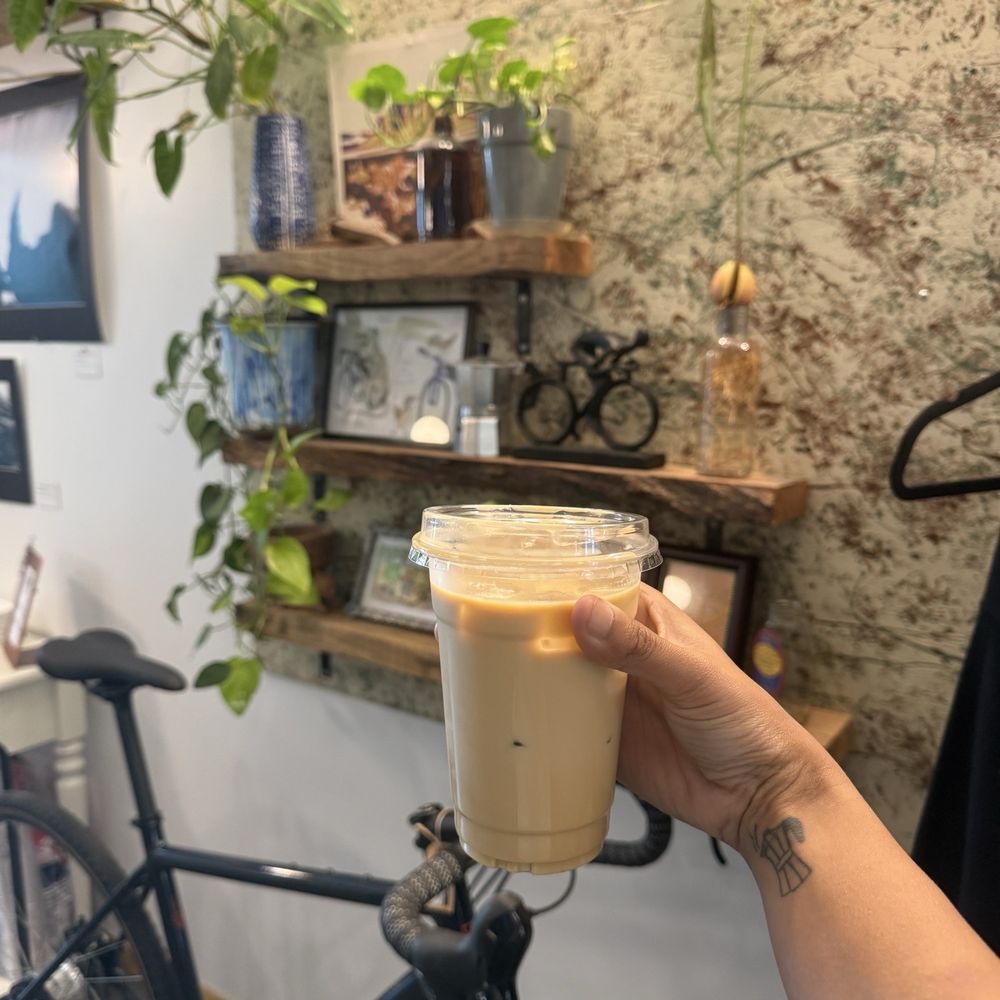 The Bike Library Cafe - Salted Pistachio Latte - Bikes Near Me - Raleigh, North Carolina The Bike Library Cafe - Salted Pistachio Latte - Bikes Near Me - Raleigh, North Carolina