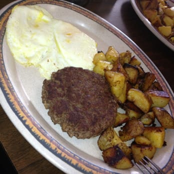 The Muffin Tin - 2 eggs with hamburger patty - American Near Me - Pinecrest, Florida
