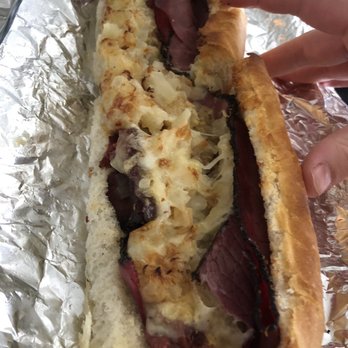 Mr Sub Sandwich Shop - Pastrami with spicy mustard and onions - Pizza Near Me - Watertown, New York Mr Sub Sandwich Shop - Pastrami with spicy mustard and onions - Pizza Near Me - Watertown, New York