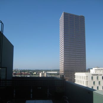 Commonwealth Building - Big Pink from the roof deck - Landmarks & Historical Buildings Near Me - Portland, Oregon