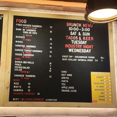 Menu photo 7 Los Molinos Beer San Clemente, CA Menu photo 7 Los Molinos Beer San Clemente, CA