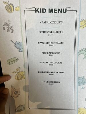Menu photo 6 Papa Lozzi Italia Orlando, FL