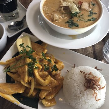 Burma Superstar - Mango chicken with coconut rice special and coconut chicken noodle soup. Both my favorite! - Burmese Near Me - Alameda, California Burma Superstar - Mango chicken with coconut rice special and coconut chicken noodle soup. Both my favorite! - Burmese Near Me - Alameda, California
