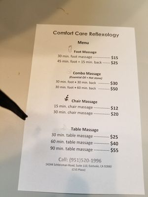Comfort care reflexology Outlet