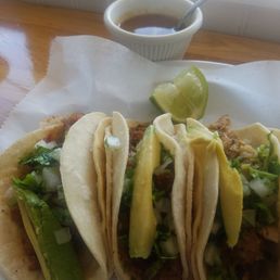 Carnitas and Al Pasteur tacos Carnitas and Al Pasteur tacos