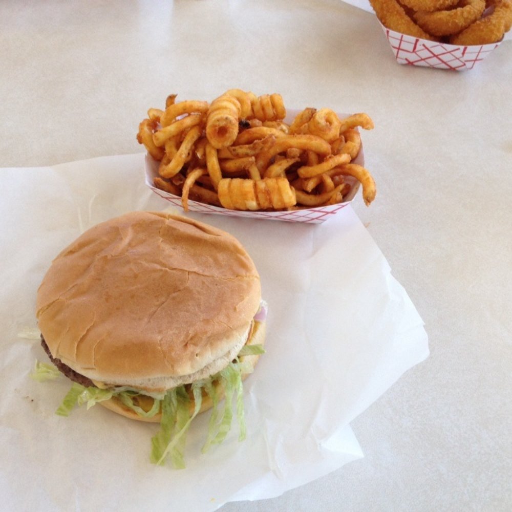 Fred's Corner Grille - Tasty burger and curly fries! - Burgers Near Me - Vernon, Texas