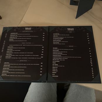 Toranj - Menu 1/19/26 - Persian/Iranian Near Me - Manhattan Beach, California