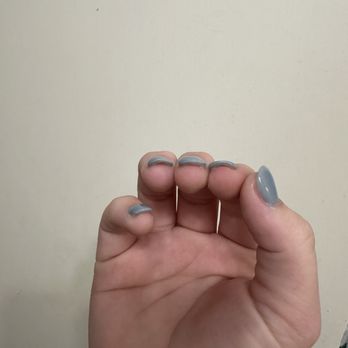 Dallas Nail Bar & Spa - The uneven application of the dip across my fingertips. - Nail Salons Near Me - Dallas, Texas Dallas Nail Bar & Spa - The uneven application of the dip across my fingertips. - Nail Salons Near Me - Dallas, Texas