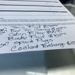 List they told me I should do before they even looked at my car. List they told me I should do before they even looked at my car.