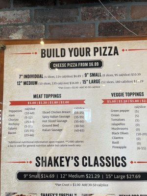 Menu photo 1 Shakey's Pizza Parlor Los Angeles, CA Menu photo 1 Shakey's Pizza Parlor Los Angeles, CA