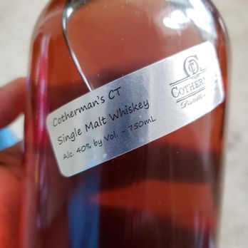Cotherman Distilling - Single Malt Whiskey...also amazing :) - Distilleries Near Me - Dunedin, Florida