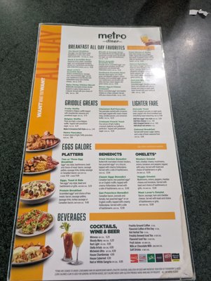 Menu photo 6 Metro Diner Raleigh, NC
