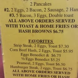 Table menu