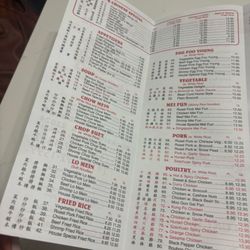 Hong Kong - Menu