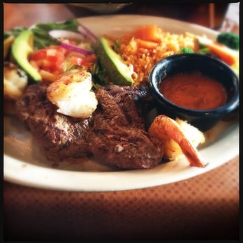 Villa Grande - Steak and camarones $14.99 - Mexican Near Me - Denton, Texas Villa Grande - Steak and camarones $14.99 - Mexican Near Me - Denton, Texas