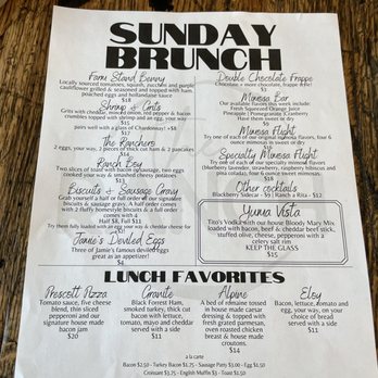 The Ranch - Sunday Brunch menu - Coffee & Tea Near Me - Rockville, Indiana The Ranch - Sunday Brunch menu - Coffee & Tea Near Me - Rockville, Indiana
