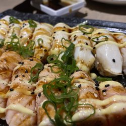 168 Sushi Asian Buffet Bar - Torched salmon and tuna