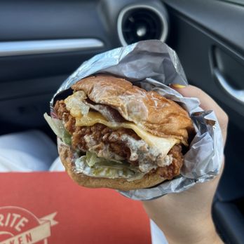 Do-Rite Donuts & Chicken - Cheddar Bacon Ranch Sandwich - Donuts Near Me - Chicago, Illinois