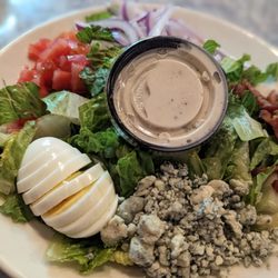 Over the Counter - Half Cobb salad with blue cheese dressing.
