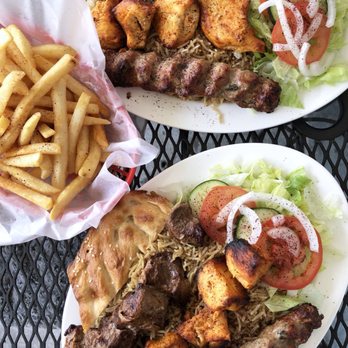Halal Gyro Express - #1 Combo: Lamb Tikka, Chicken Tikka, and Lamb Kofte w/ brown rice, salad, afghan naan | $12.99 (fries - $2.99) - Halal Near Me - San Jose, California Halal Gyro Express - #1 Combo: Lamb Tikka, Chicken Tikka, and Lamb Kofte w/ brown rice, salad, afghan naan | $12.99 (fries - $2.99) - Halal Near Me - San Jose, California