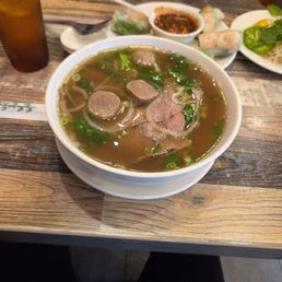 The meat combination pho tasted divine. The meat combination pho tasted divine.