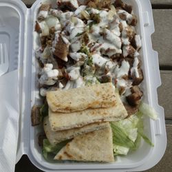 Father and Son Halal Cart