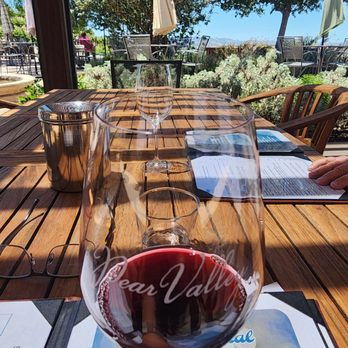 Pear Valley - Outdoor is lovely, and this is a deep red very nice wine. - Wineries Near Me - Paso Robles, California