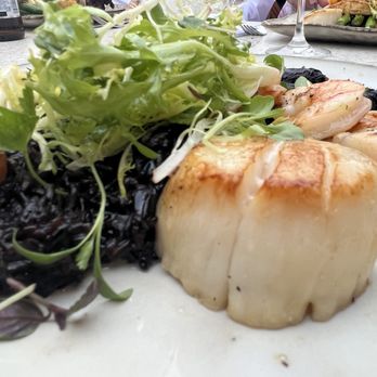 Poseidon on the Beach - Hokkaido Scallops with shrimp side add on - Seafood Near Me - Del Mar, California