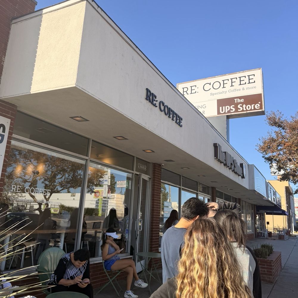 Re Coffee - Outside line - Desserts Near Me - Northridge, California