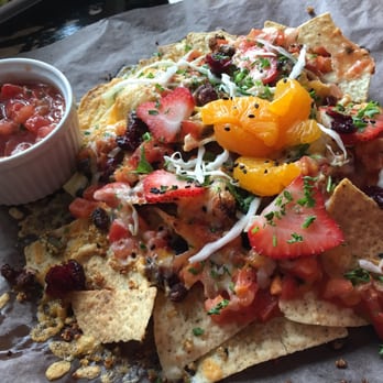 Nourish Bistro - Num num Nachos - Vegan Near Me - Banff, Alberta