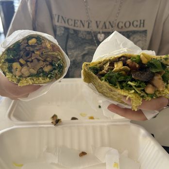 Hummus Republic - Mushroom wrap - Mediterranean Near Me - LIVERMORE, California Hummus Republic - Mushroom wrap - Mediterranean Near Me - LIVERMORE, California