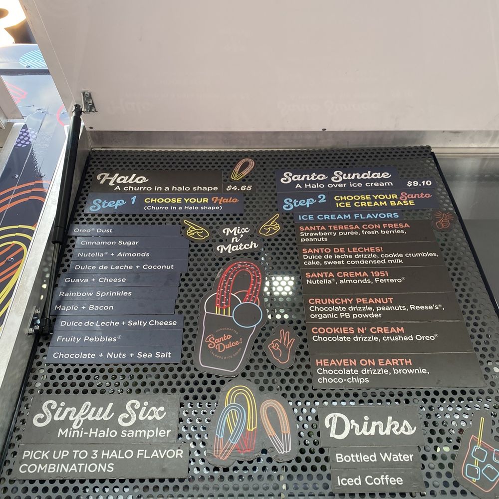 Santo Dulce Churros - Menu - Desserts Near Me - Miami, Florida Santo Dulce Churros - Menu - Desserts Near Me - Miami, Florida