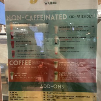 Junbi - Waikiki - Menu- Feb 2023 - Coffee & Tea Near Me - Honolulu, Hawaii Junbi - Waikiki - Menu- Feb 2023 - Coffee & Tea Near Me - Honolulu, Hawaii