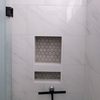 Luzaj Tile - Niche - guest bathroom - General Contractors Near Me - San Diego, California Luzaj Tile - Niche - guest bathroom - General Contractors Near Me - San Diego, California