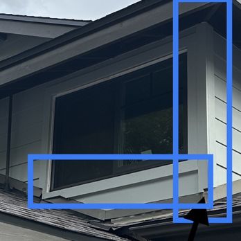 Ameriside - Zoom in to the lower left and see the window trim... not symmetrical... was told after the fact that it cannot be made symmetrical... - Windows Installation Near Me - Lake Forest, California Ameriside - Zoom in to the lower left and see the window trim... not symmetrical... was told after the fact that it cannot be made symmetrical... - Windows Installation Near Me - Lake Forest, California