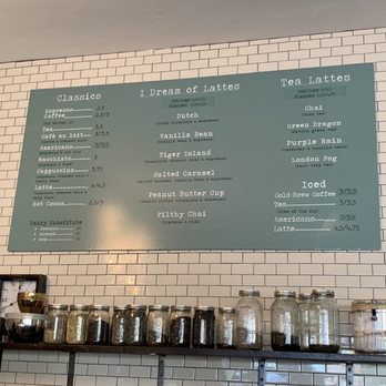 Undergrind Cafe - Drinks menu board - Cafes Near Me - Los Angeles, California
