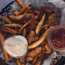 Kids chicken tenders with fries Kids chicken tenders with fries