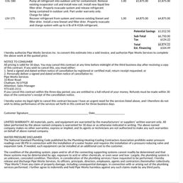 This was my Pipeworks estimate