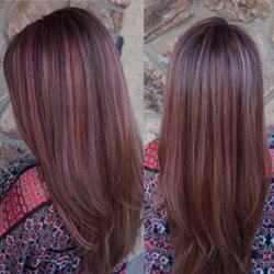 Angie Castro - Blush pink on my gorgeous client today!