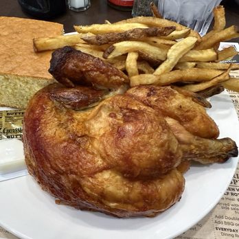 Dallas BBQ - Early bird special- with Chicken Soup and side (fries) - Barbeque Near Me - Rego Park, New York Dallas BBQ - Early bird special- with Chicken Soup and side (fries) - Barbeque Near Me - Rego Park, New York