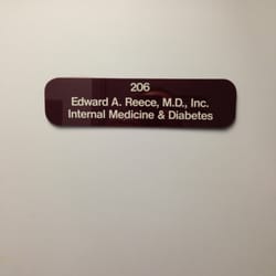 Edward A Reece, MD