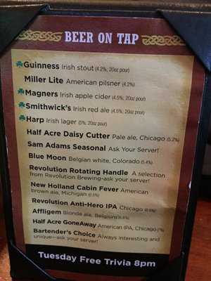 Menu photo 6 Corcoran's Grill & Pub Chicago, IL