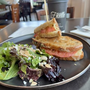 Café Ficelle - The Grilled cheese sandwich with lovely fresh salad. - Sandwiches Near Me - Camarillo, California Café Ficelle - The Grilled cheese sandwich with lovely fresh salad. - Sandwiches Near Me - Camarillo, California
