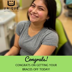 Unique Orthodontics - #bracesjourney ends and life with a dazzling new smile begins! #uniqueortho