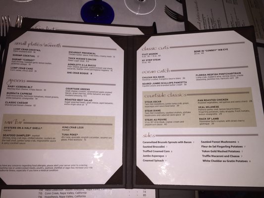 Menu photo 5 Courtside Steakhouse Fort Myers, FL Menu photo 5 Courtside Steakhouse Fort Myers, FL