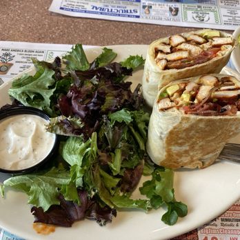 Nevada Diner Restaurant - Wrap with side salad - Diners Near Me - Bloomfield, New Jersey